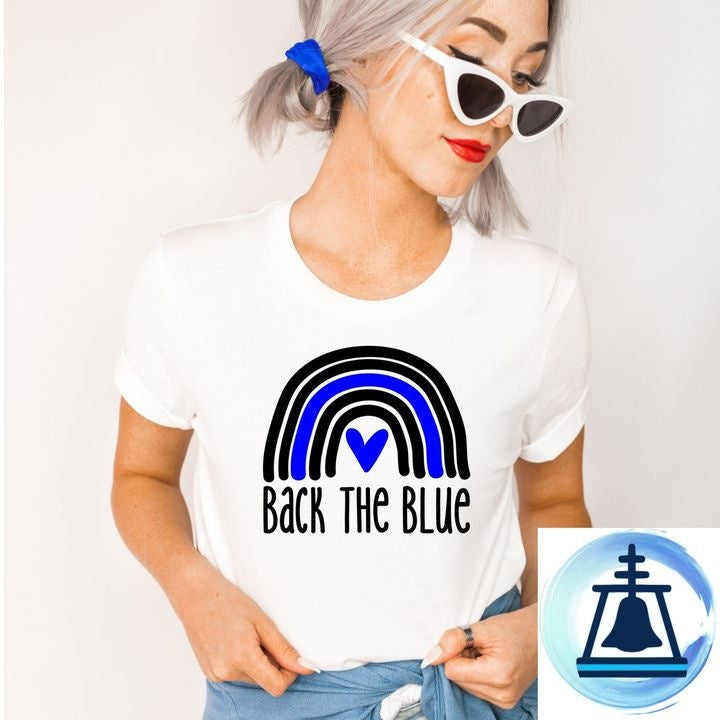 Back the Blue rainbow