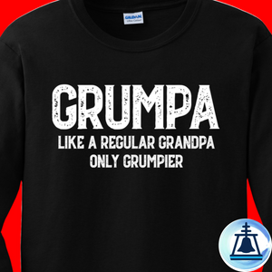 Grumpa like a regular grandpa but grumpier