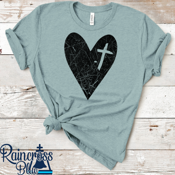 Heart with cross