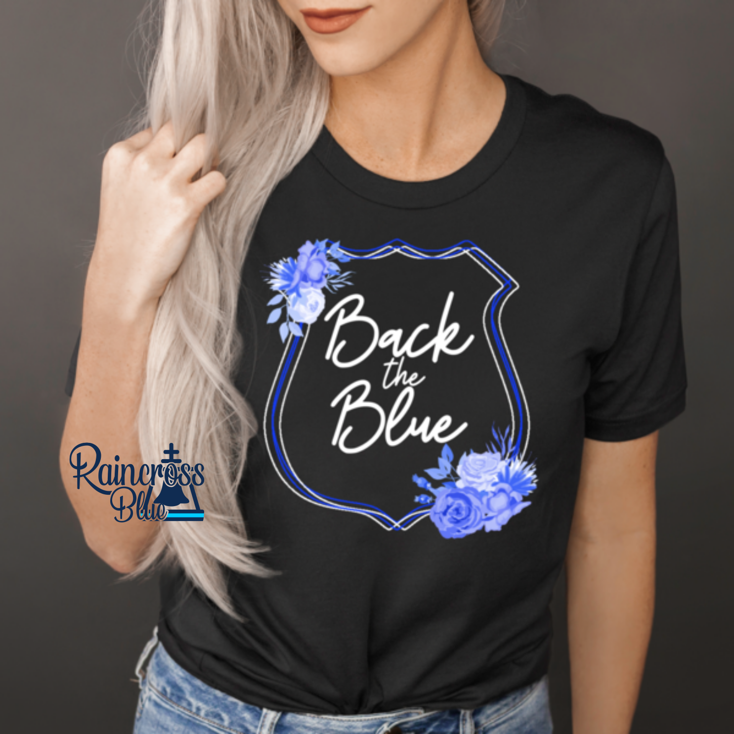 Back the Blue Floral