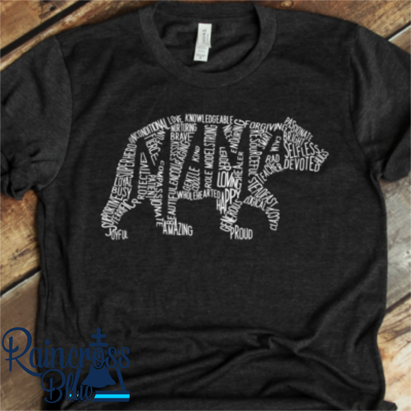 Mama bear typography